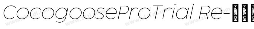 CocogooseProTrial Re字体转换